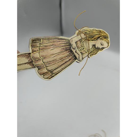 Vintage B. Shackman & Merrimack Alice In Wonderland & Kitty Ornaments Lot Of 6 - Picture 13 of 13